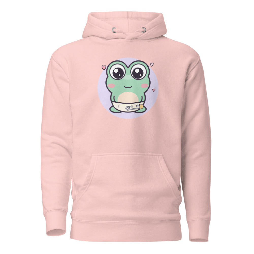 Safety Pin Sweet Hoodie in Light Pink