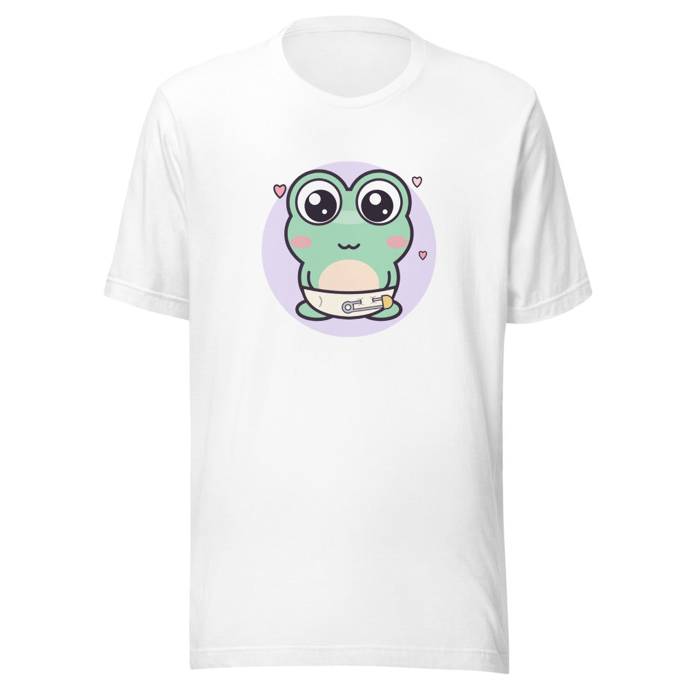 Safety Pin Sweet Tee in White